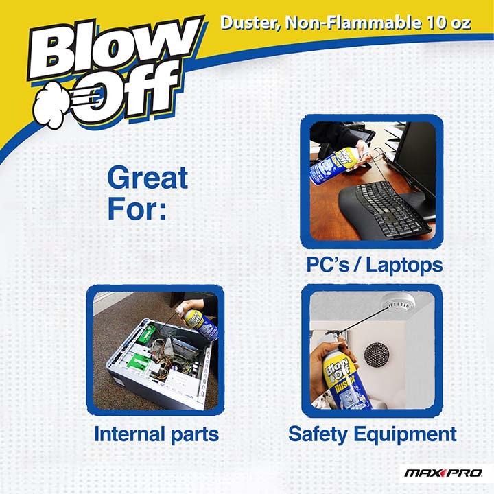 Blow Off 2232 152A Air Duster 10 oz – Compressed Gas Cleaner for Electronics - Image 3