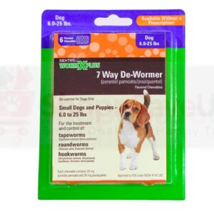 Sentry Worm x Plus 7 Way Dewormer for sm dog