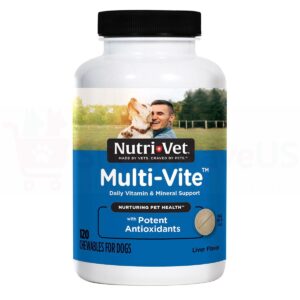 Nutri-Vet Multi-Vite Chewables For Adult Dogs 120 Count