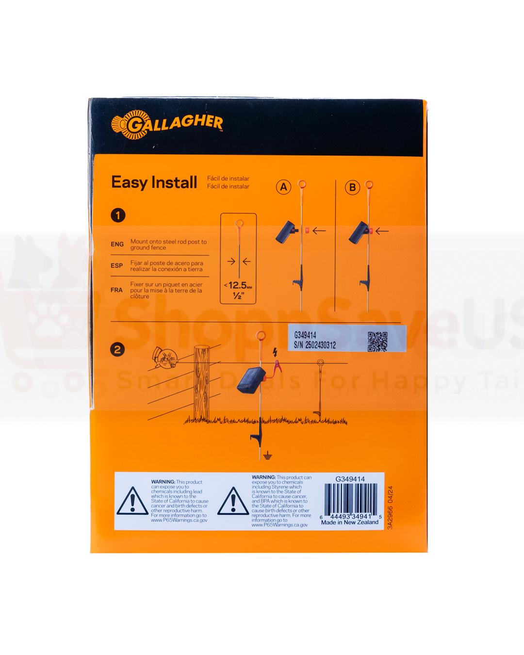 Gallagher S12 Solar Electric Fence Charger - Image 3