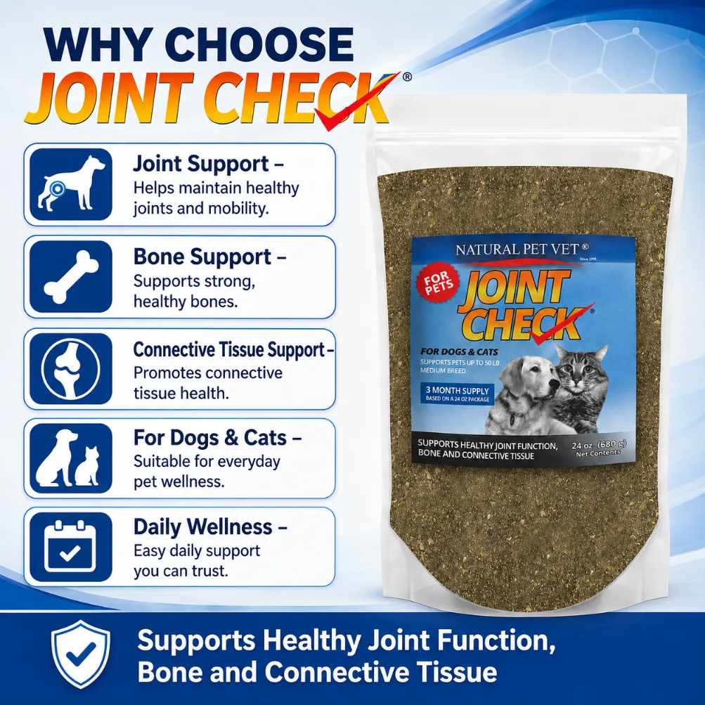 Pet Joint Check – 24 oz | 3-Month Supply for Pets Up to 50 lbs (Medium Breed) | Joint & Mobility Support - Image 4
