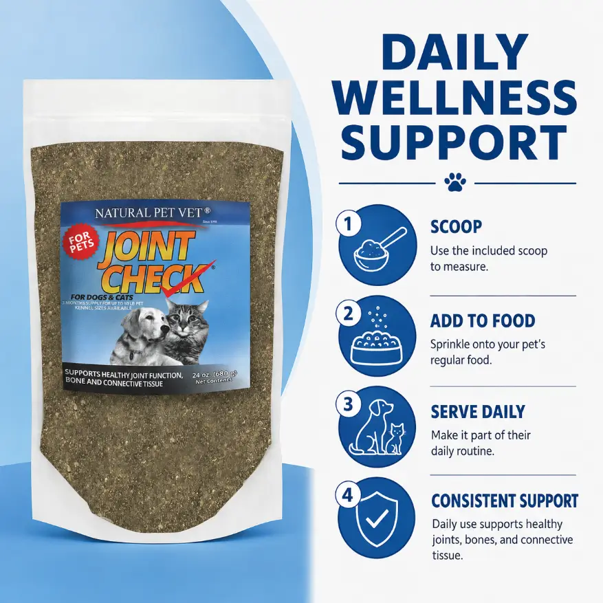 Pet Joint Check – 12 oz | 3-Month Supply for Pets Up to 25 lbs | Joint & Mobility Support - Image 3