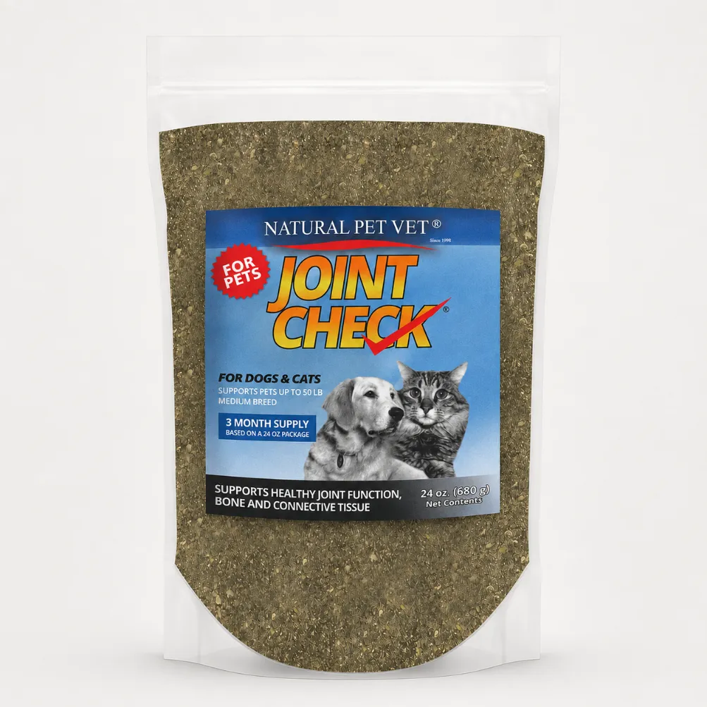 Pet Joint Check – 24 oz | 3-Month Supply for Pets Up to 50 lbs (Medium Breed) | Joint & Mobility Support