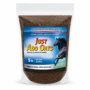 Just Add Oats – 5 lb (60-Day Supply) | Vitamin, Mineral & Probiotic Balancer for Horses
