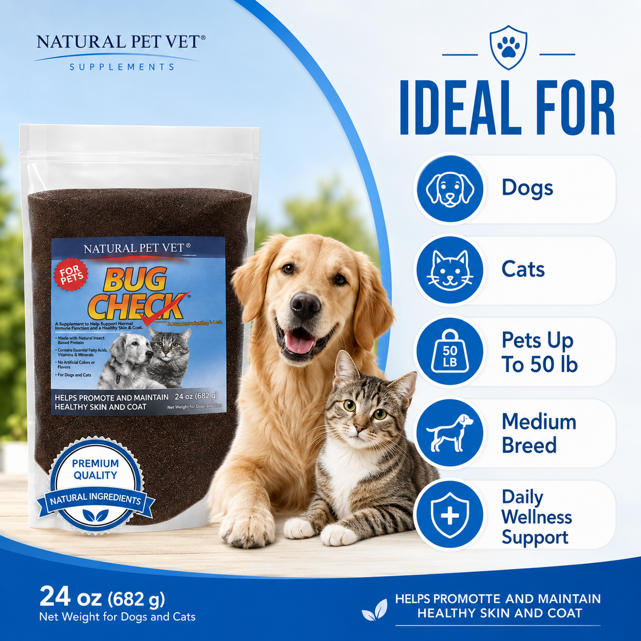 Pet Bug Check – 24 oz | 3-Month Supply for Pets Up to 50 lbs (Medium Breed) | Free Shipping - Image 5