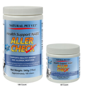 Pet Aller Check – 12 oz | 3-Month Supply for Pets Up to 25 lbs | Daily Wellness Supplement