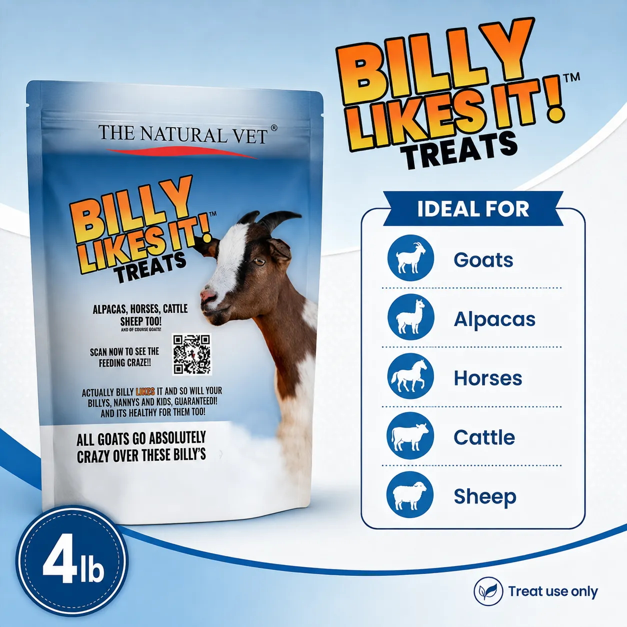 Billy Likes It Goat Treats 4lb - Image 3