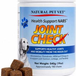 Chewable Joint Check Health Support "Nabs" For Dogs (180 Count)